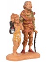 Old man with child 10 cm Fontanini