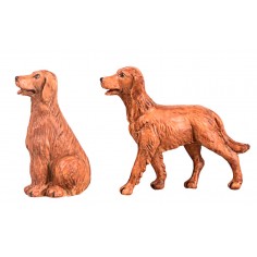 Pareja de perros serie 9,5 cm Fontanini 2