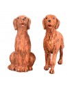 Pareja de perros serie 9,5 cm Fontanini