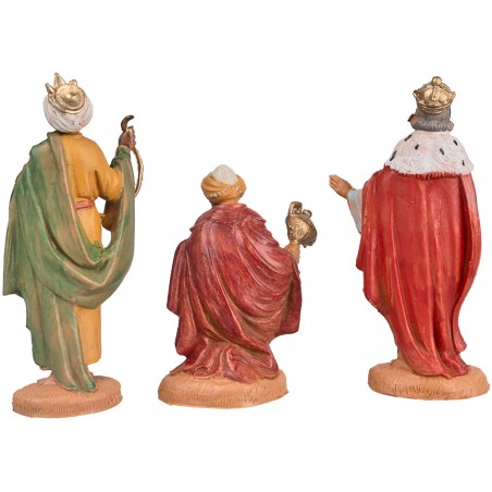 Tre Re Magi cm 10 Fontanini per presepe Mondo Presepi