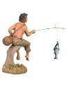 Pescador con caña de pescar 10 cm Fontanini