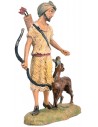 Arciere con cane 10 cm Fontanini per presepe Mondo Presepi
