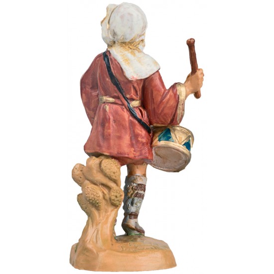 Young player with drum set 9.5 cm Fontanini