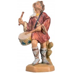 Young player with drum set 9.5 cm Fontanini