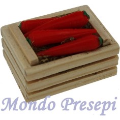 Caja de 3,5 cm dos listones zanahorias Mundo Pesebres