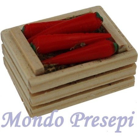 Caja de 3,5 cm dos listones zanahorias Mundo Pesebres