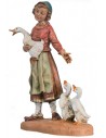 Woman with geese 10 cm Fontanini