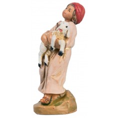 Niño con cordero en los brazos serie 9,5 cm Fontanini 2