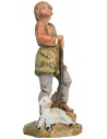 Pastor con bastón y oveja 9,5 cm Fontanini