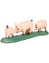 Group of 4 pigs for 10 cm statues for nativity scene Mondo Presepi