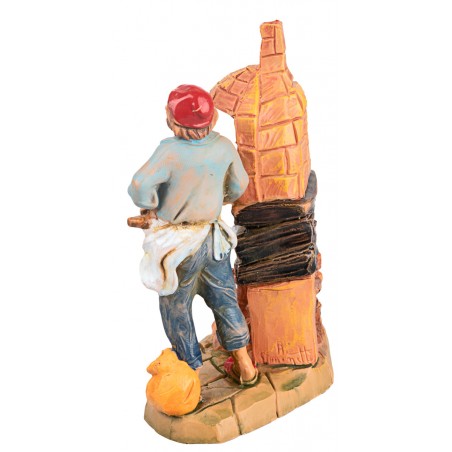 Fornaio 9,5 cm Fontanini per presepe Mondo Presepi