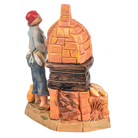 Fornaio 9,5 cm Fontanini per presepe Mondo Presepi