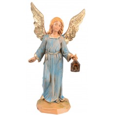 Standing angel with lantern 9.5 cm Fontanini