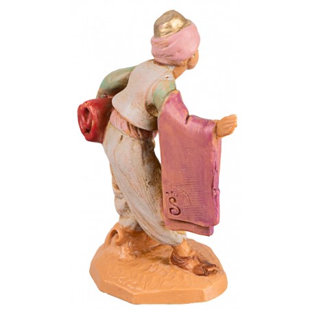 Venditore di tappeti orientale 6,5 cm Fontanini per presepe