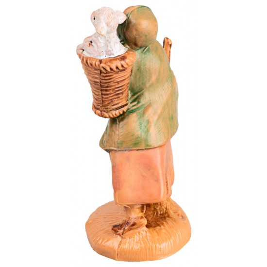 Girl with lamb in gerla 6.5 cm Fontanini