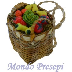 Basket, basket with fruits and vegetables
