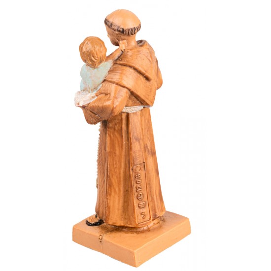 Sant'Antonio con bambino 7 cm Fontanini per presepe Mondo