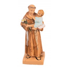 Sant'Antonio con bambino 7 cm Fontanini per presepe Mondo