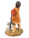 Shepherd with staff and sheep 6.5 cm Fontanini