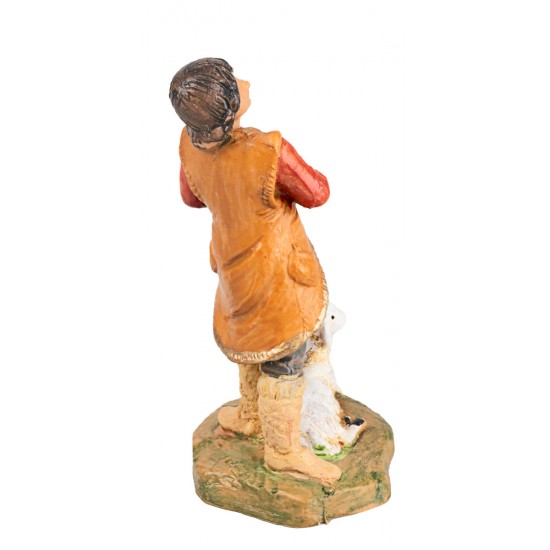 Pastore con con bastone e pecora 6,5 cm Fontanini