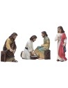 Lavado de pies 10 cm figuras de Pascua para belén Mundo