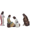 Lavado de pies 10 cm figuras de Pascua para belén Mundo