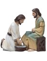 Foot washing 10 cm Easter figurines for Mondo nativity scene
