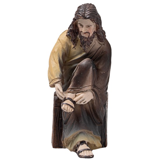 Lavanda dei piedi 10 cm statuine pasquali per presepe Mondo