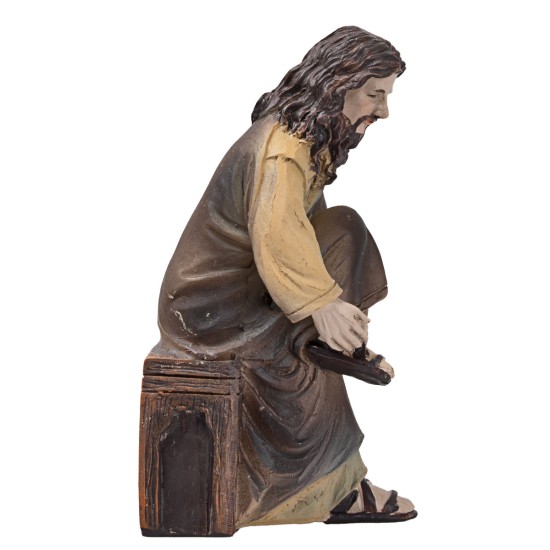 Lavanda dei piedi 10 cm statuine pasquali per presepe Mondo