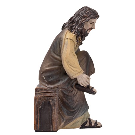 Lavanda dei piedi 10 cm statuine pasquali per presepe Mondo