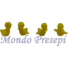 Set de 4 pollitos de 1 cm Mundo Pesebres