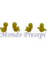 Set of 4 chicks 1 cm