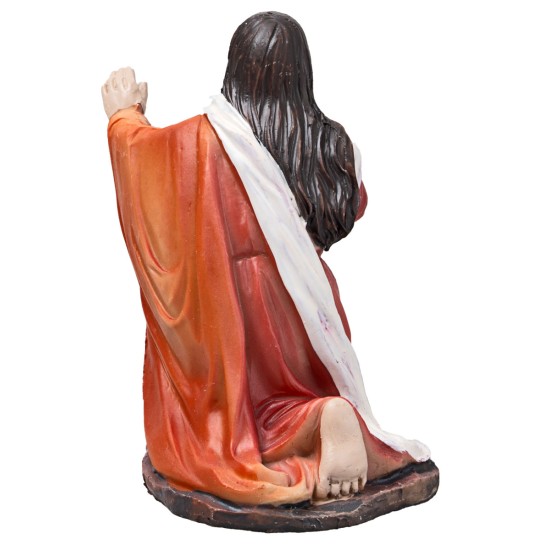 Resurrezione di Gesù 10 cm in resina per presepe Mondo Presepi