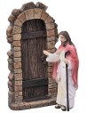 Gesù che bussa alla porta 10 cm presepe pasquale per presepe