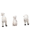 Jesus with little sheep 10 cm in resin Easter figurines for