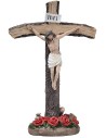 Gesù crocifisso serie 11,5 cm in resina 26 h