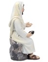 Jesús y la Samaritana en el pozo serie 10 cm en resina