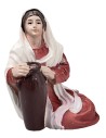 Gesù e la Samaritana al pozzo serie 10 cm in resina