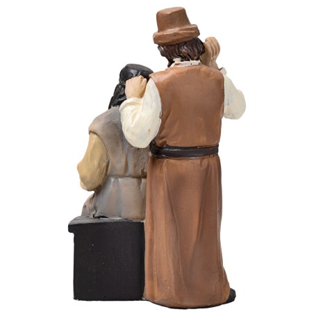 Finding of Jesus in the temple 10 cm resin for nativity scene