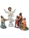 Resurrección de Jesús pesebre 10 cm en resina figuritas