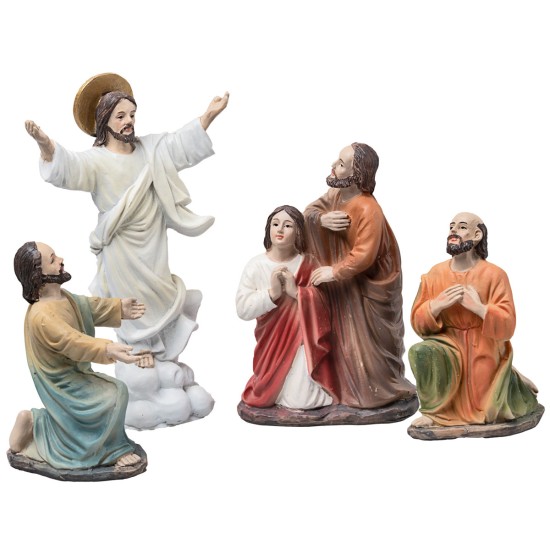 Ascension of Jesus nativity scene 10 cm resin Easter figurines