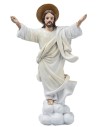 Ascensione di Gesù presepe 10 cm in resina statuine pasquali