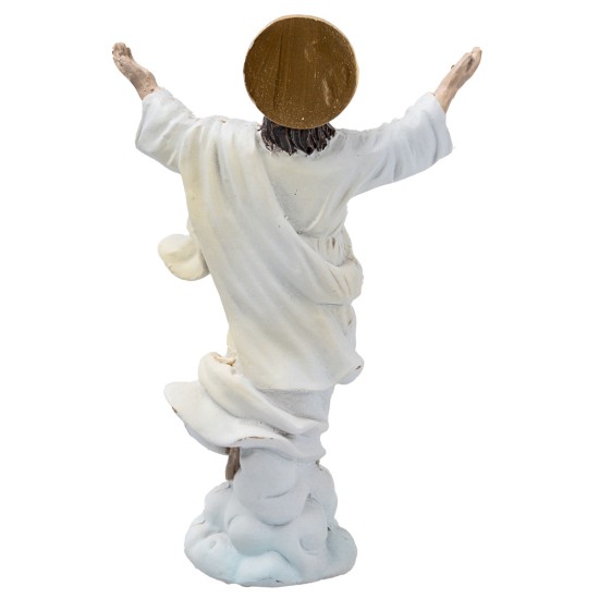Resurrezione di Gesù presepe 10 cm in resina statuine pasquali