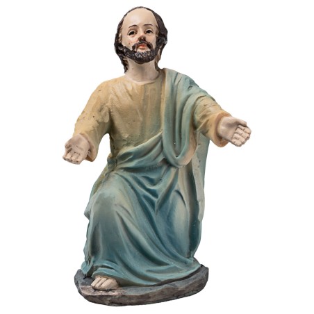 Ascensione di Gesù presepe 10 cm in resina statuine pasquali