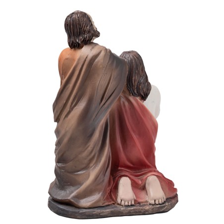 Ascensione di Gesù presepe 10 cm in resina statuine pasquali