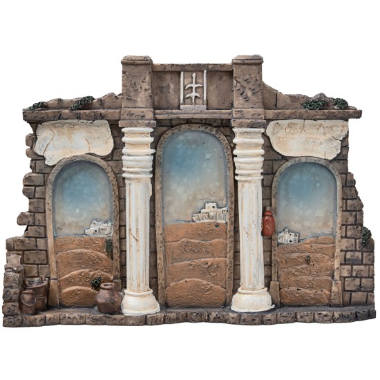 Processo di Gesù 10 cm in resina statuine pasquali per presepe