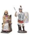Processo di Gesù 10 cm in resina statuine pasquali