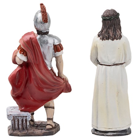 Processo di Gesù 10 cm in resina statuine pasquali