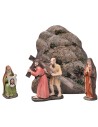 Jesús samaritano Verónica al Calvario 10 cm en resina estatuas