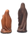 Samaritan Jesus Veronica at Calvary 10 cm resin statue